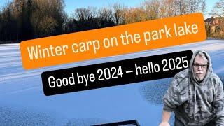 Winter Carp on the Park Lake - goodbye 2024 - hello 2025