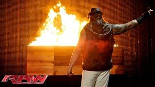 Bray Wyatt sends a fiery message to The Undertaker: Raw, March 2, 2015