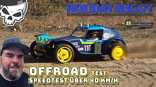 Tamiya Holiday Buggy with brushless motor off-road and speed test faster DT02 with Modellbau Berli