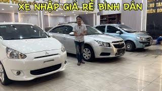 10/10 LÊN SÓNG 3 MẪU XE GIÁ RẺ MITSUBISHI MIRAGE 1.2 AT 2016 CHEVROLET CRUZE 1.6 MT HYUNDAI GETZ 1.1