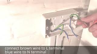 How to install electrical socket outlet UK