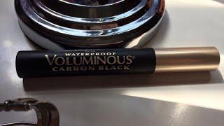 L'Oréal Voluminous Carbon Black Mascara First Impressions || Logan Lynn