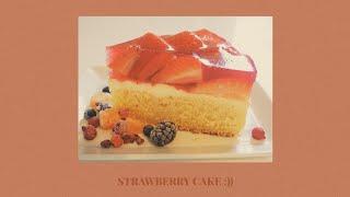 strawberry cake | lemon wasana