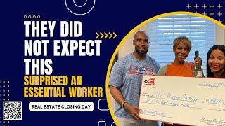 Essential Worker Rebate | Tanya Jones of Atlanta First Realty Surprise Reveal at Real Estate Closing