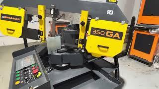 14” Automatic swiveling head horizontal bandsaw BMSO 350 GA by BEKAMAK