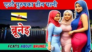 एउटै पुरुषका तीनवटा पत्नी ! Amazing Facts About Brunei ! Brunei Travel & Tourism & Best Places.