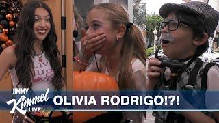 Olivia Rodrigo Surprises Trick-or-Treaters