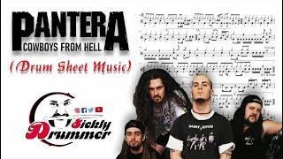 PANTERA - COWBOYS FROM HELL (DRUM COVER WITH DRUM SHEET)