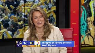 Thoughts on Ravens-Steelers Week 11 matchup | 'GMFB'