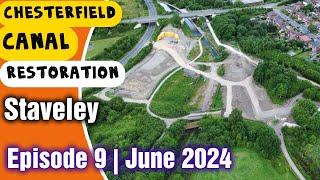 Restoring The Historic Chesterfield Canal: Staveley June 2024