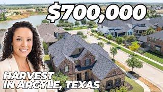 DALLAS SUBURBS _Custom home tour at Harvest Community in Argyle, Texas