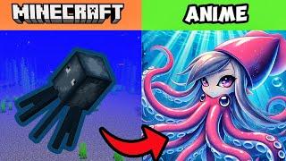 All Mobs in Anime Style Super CUTE! ( NO CLICKBAIT )