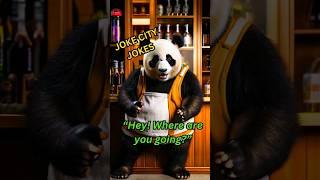 A panda walks into a bar #jokes #shorts #humor #comedy  @JokeCityvid