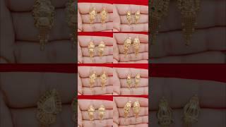 Small fancy designs of gold earrings starting from just Rs.18000 #viralshort#design#sona#earrings
