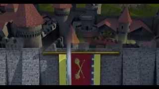 Castillo medieval en 3d