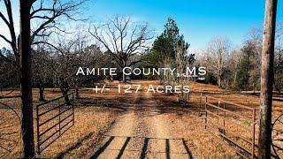 Hunting land and camp for sale in Amite County