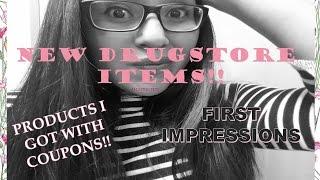 NEW AT THE DRUGSTORE + FIRST IMPRESSIONS | Amazing Tepi