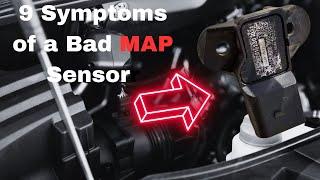 Bad MAP Sensor Symptoms: Faulty Manifold Absolute Pressure Sensor Signs