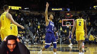 ANOTHER TOP 10 TEAM UPEST!! SETON HALL VS MICHIGAN REACTION