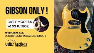 Gary Moore's Gibson SG Junior (Gibson Only) | Sept '24 Guitar Auction Consignment Update | Episode 8