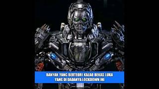 Teori tentang bekas luka yang ada di dadanya Lockdown dalam film Transformers 4.