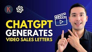 How To Use ChatGPT To Generate a Video Sales Letter (VSL)