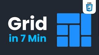 CSS Grid Layouts in 7 Minuten erklärt | CSS Tutorial Deutsch