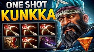 x5 Daedalus Kunkka One Shot 35 Kills Comeback | Dota 2 Gameplay