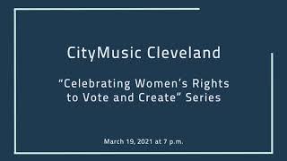 CityMusic Cleveland Live Stream - New Voices