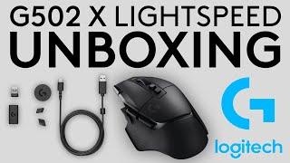 Logitech G502 X LIGHTSPEED Wireless Mouse UNBOXING