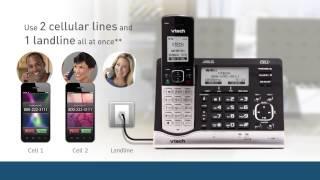 VTech® DS6291 Connect to Cell™ Answering System with Dual Caller ID/Call Waiting