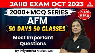 JAIIB October 2023 | JAIIB Accounting & Financial Management (AFM) | Module A | Class 5