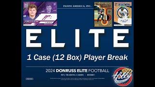 2024 DONRUSS ELITE Football 1 Case (12 Box) PLAYER Break #2 eBay 10/09/24