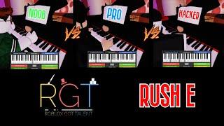 Rush E | Noob vs Pro vs Hacker [Roblox's Got Talent]