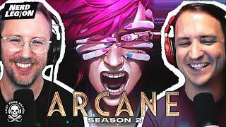 ARCANE SEASON 2: The Highest Budget Animation EVER. Good but Concerning  - Nerd Legion Ep. 48