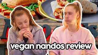 vegan NANDOS review  with a non vegan / THE GREAT IMITATOR #vegannandos