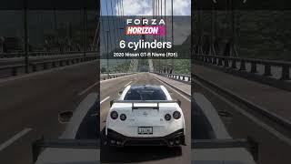1 to 16 cylinders in Forza Horizon 5