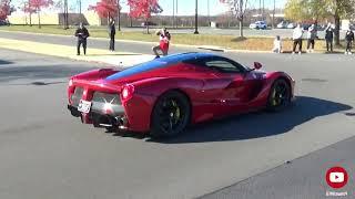 Cars and Coffee Ferrari Washington Sterling Virginia DC Exotics spring 2023