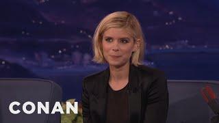 Kate Mara's British Boyfriend Accidentally Dented The Vince Lombardi Trophy | CONAN on TBS