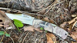 The Cold Steel Double Safe Hunter! This knife is camouflaged!