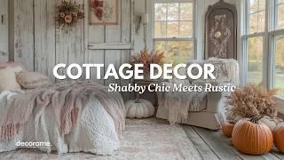 Fall Cottage Decor Ideas: Shabby Chic Meets Rustic Farmhouse for Cozy Vibes