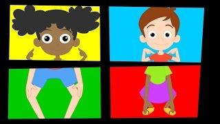 Head Shoulders Knees and Toes | Nursery Rhyme