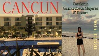 cancun travel vlogcatalonia grand costa mujeres all inclusive resort review | worth it $300/night?