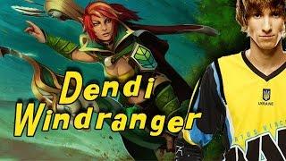 Dendi webcam + XBOCT and SOLO playing EEL on Windranger 18.02.2015