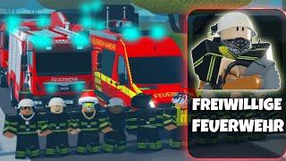 RIESIGE FREIWILLIGE FEUERWEHR in NOTRUF HAMBURG GEGRÜNDET! Notruf Hamburg ROBLOX Deutsch