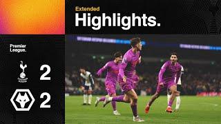 Scoring LATE to earn a point at Spurs! | Tottenham Hotspur 2-2 Wolves | Extended Highlights