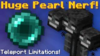 Huge Ender Pearl Shadow Nerf! Teleport Limitations! (Hypixel Skyblock News!)