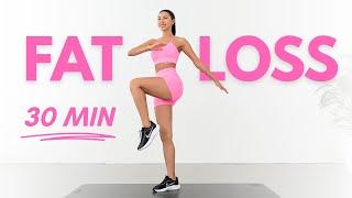 LOSE FULL BODY FAT in 7 Days 30 MIN Standing Workout - No Squat, No Lunge, No Jumping