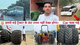 Tochan king or John deere 5075E 4×4 के टायर लेने गए Punjab