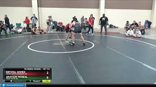 107 Lbs Round 3 - Grayson McNeal, Texas Elite WC Vs Krystal Gomez, Ohana West Warriors WC 8b99